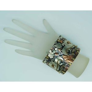 Vintage Taxco Hammered Copper Cuff Bracelet